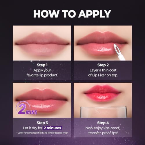 Laka Magic Lip Fixer - Clear Lip Sealer & Gloss, 0.15 oz