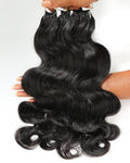 BEEOS Body Wave Crochet Hair 20" 160g Human Hair Extensions