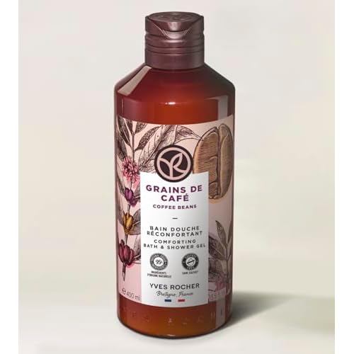 Yves Rocher Sensual Bath & Shower Gel Nourishing Moisturising - Coffee Beans 400 ml./13.5 fl. oz.