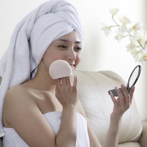 50 Pack Mini Makeup Mirror Compact Mirror Bulk, Compact & Travel Mirrors Small Folding Mirror Round Portable Pocket Mirror for Purse, Women Travel Daily Use(Black)