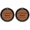 L.A. COLORS Cream to Powder Foundation, Nude CCP324 (Pack of 2)