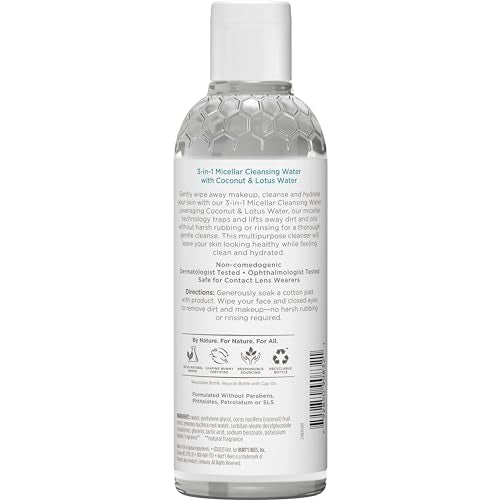 Burt's Bees Micellar Cleansing Water Coconut Lotus 8oz