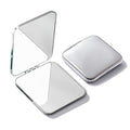 Compact 2-Sided Folding Travel Makeup Mirror with Magnetic Closure