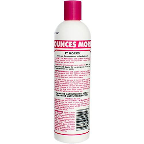 Bronner Brothers Oil Moisterizer Hair Lotion, 12 oz (Pack of 3)