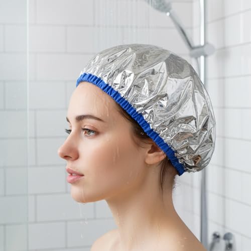 4-Piece Aluminum Foil Heat Cap Set for Deep Conditioning