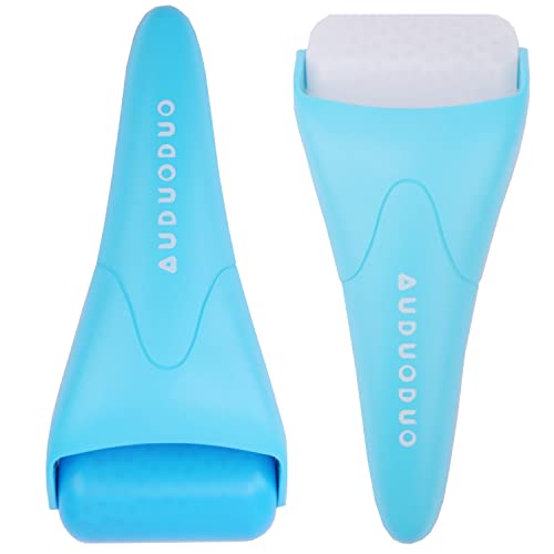 AUDUODUO® Premium Ice Face Roller, with EXTRA Roller for Long Lasting Cold, ice roller for Face, Neck, Body, Cold therapy for Face & Eye Puffiness