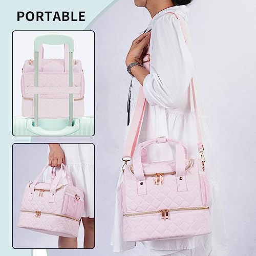 Nail Polish Organizer Case for 30 Bottles | Waterproof Nail Tech Bag