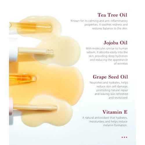 SINAHET Dermaplaning Oil, Natural Moisturizing Shave Oil for Face & Body Hair, Skin Soothing Oil made with essence of Jojoba, Vitamin E, Tea Tree, and Grape Seed (1.7fl. oz/50ml)