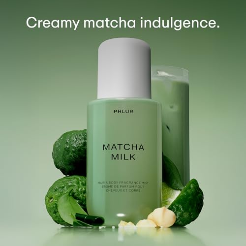 PHLUR Matcha Milk Body Mist | Hair & Body Perfume Spray 8oz
