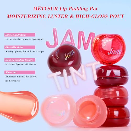 Lip Pudding Pot - Hydrating Glass Shine Gloss, 0.17 fl.oz