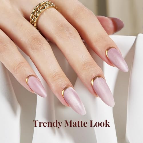 Beetles Matte Gel Top Coat No Wipe - 15ml Chrome Proof Finish for Nails