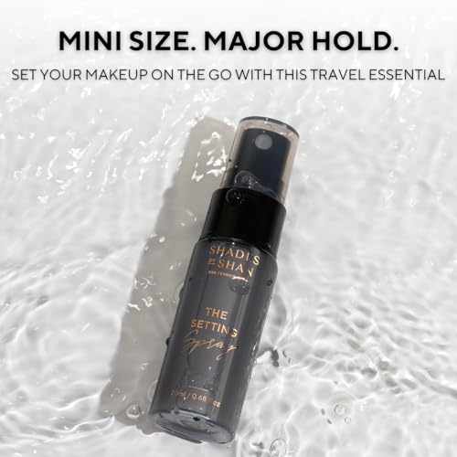 Shades by Shan Setting Spray, Alcohol-Free, Long-Wearing, Vegan, Soft-Focus Finish (Mini)