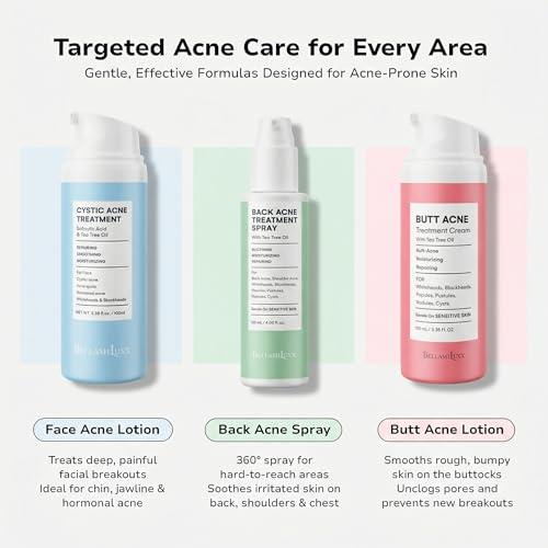 BellamiLuxx Back Acne Spray with 2% Salicylic Acid