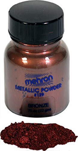 Mehron Metallic Chrome Powder Bronze 0.75 oz