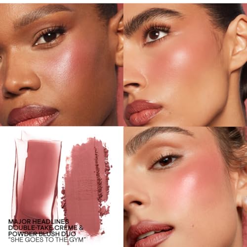 PATRICK TA Double-Take Cr?me & Powder Blush ? She Goes To The Gym ? Cool Mauve Rose