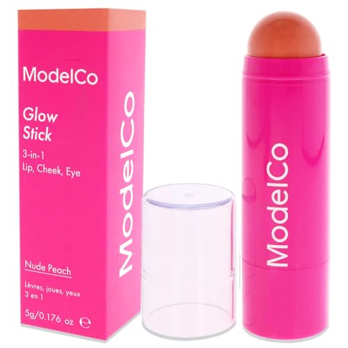 ModelCo Glow Stick 3-In-1 Highlighter - Nude Peach