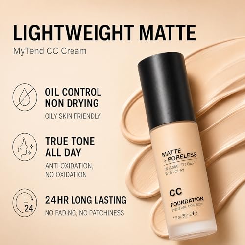 CC Cream Foundation Matte 24H Oil Control Shade 02