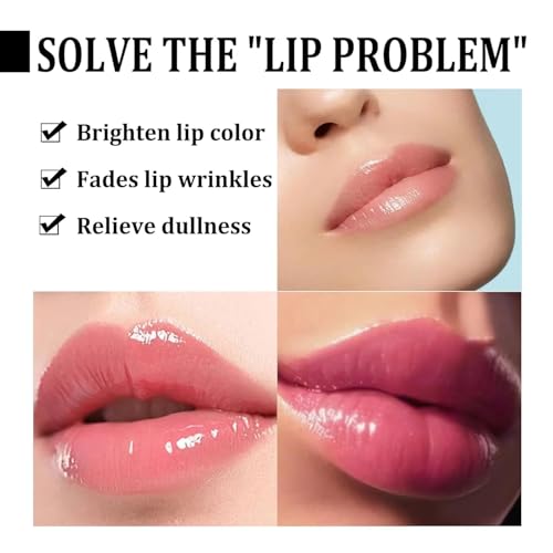 Lip Lightening Scrub Balm - Exfoliating Moisturizer for Dark Lips