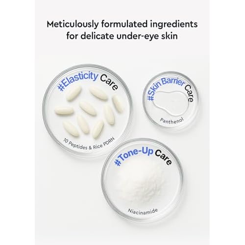 bewants Peptide-X Firming Eye Serum Stick with Rice-Derived PDRN, Niacinamide ? Cooling Under Eye Treatment for Puffiness, Dark Circles & Fine Lines (2 Pack)