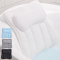 GORILLA GRIP Bath Pillow with 6 Suction Cups, 4D Mesh Headrest