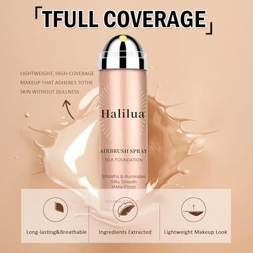 Airbrush Foundation Spray Makeup - Flawless All-Day Coverage