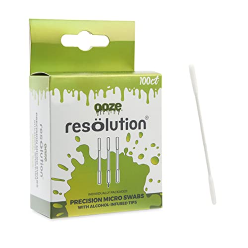 Resolution Alcohol Cotton Swabs - Super Slim Precision Buds