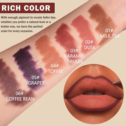 3-Color Gradient Lip Liner Set - Matte Velvet Long Lasting
