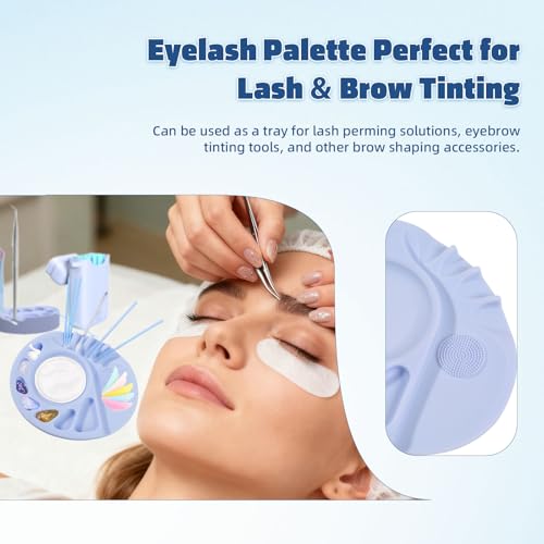5-in-1 Silicone Makeup Palette with Spatula Tool