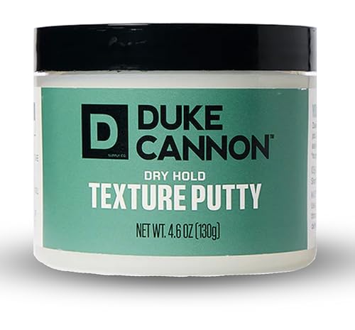 Duke Cannon Dry Hold Texture Putty - Medium Hold Hair Putty 4.6oz