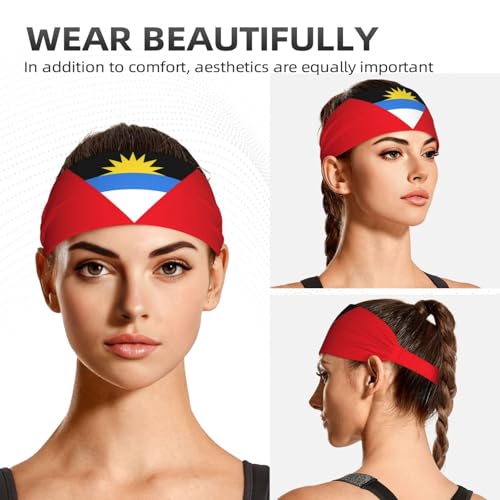 Patriotic Flag Headband for Sports - Moisture Wicking Sweatband