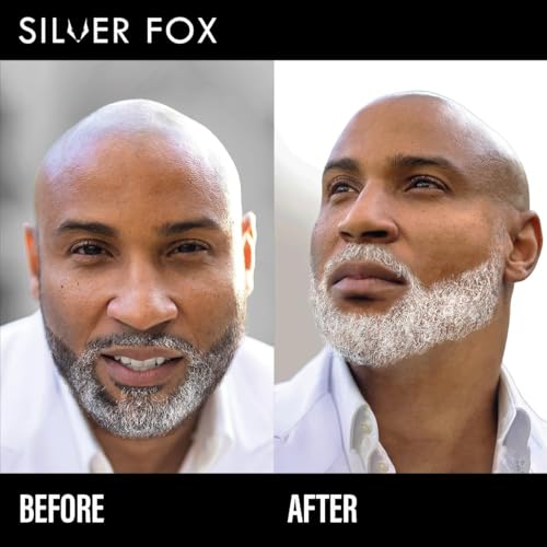 Barber's Choice Silver Line Beard Color Brush - White Hair