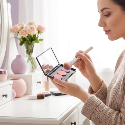 Magnetic Makeup Palette with Mirror - Empty Eyeshadow Storage Box