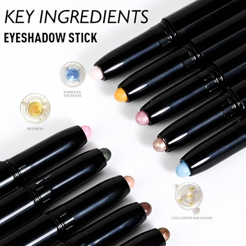 Matte Eyeshadow Stick Waterproof Cream Long-Lasting Eye Shadow
