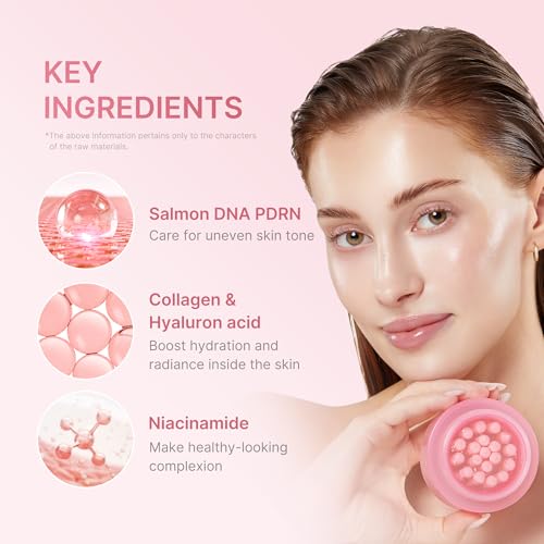 medicube Uneven Skin & Firm Duo: Deep Vitamin C Golden Capsule Face Moisturizer and Salmon DNA PDRN Pink Collagen Capsule Cream