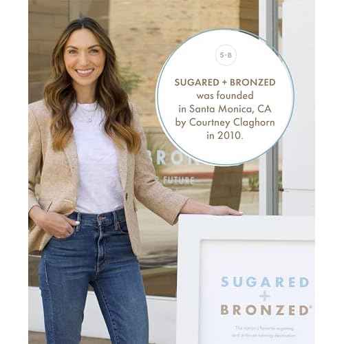 SUGARED + BRONZED Sunless Tanning Glow Drops ? Customizable Self-Tanner for Face & Body, Natural Glow, Clean Formula, Streak-Free, Lightweight, Travel-Friendly, Suits All Skin Types (1 Fl Oz)