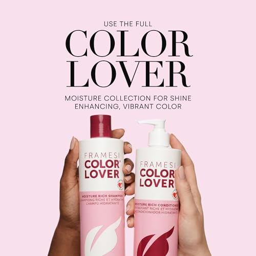 Framesi Color Lover Moisture Rich Shampoo for Color Treated Hair - 16.9 Fl Oz