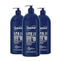 Suave Men 3-in-1 Charcoal Shampoo Conditioner Body Wash, 40 oz (Pack of 3)