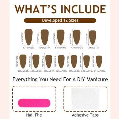 Polka Dot Press on Nails Medium Almond Nails Press on with Insects Bugs Design Glossy Black White French Tips Glue on Nails Reusable Full Cover Dots Nail Fall Winter Fake Nail for Women Manicure 24Pcs