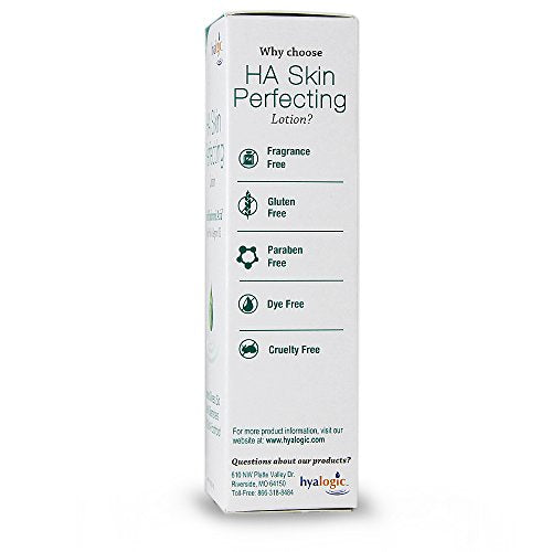 Hyalogic Episilk Hyaluronic Acid Skin Perfecting Lotion - Hydrating Face Moisturizer to Regulate Skin Oiliness - Hyaluronic Acid Moisturizer with Argan Oil Fl 1 Oz