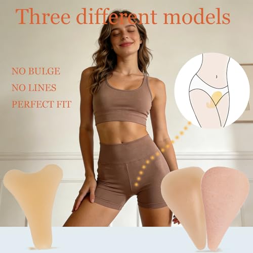 Majurphy Camel Toe Concealer 3-Pack | Reusable Silicone Pads for Swimwear