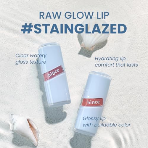 HINCE Raw Glow Lip Tint - Non-Sticky Glossy Lip Stain, Hydrating