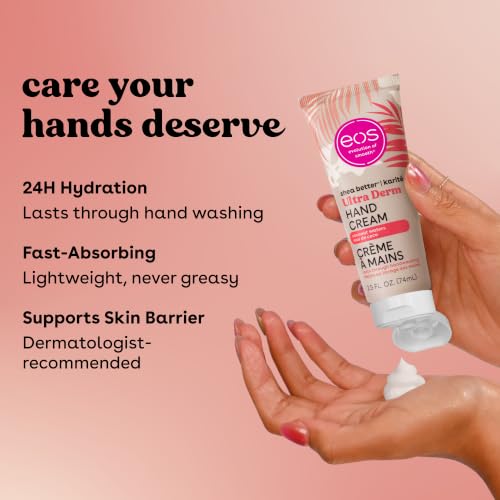 Eos Shea Better Hand Cream with Coconut Waters, 2.5 oz - Moisturizing Hand Lotion