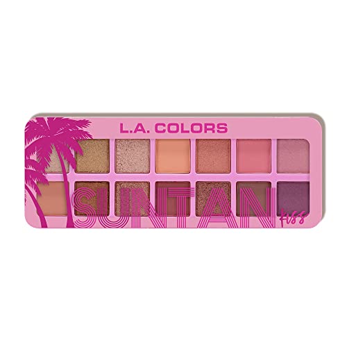 L.A. COLORS 14 Color Eyeshadow Palette - Suntan Kiss
