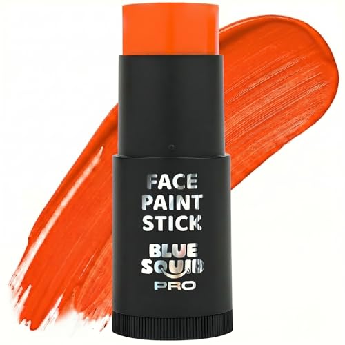 Blue Squid Orange Face Paint Stick - Waterproof XL
