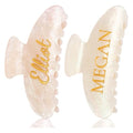 Personalized Gold Name Claw Clips for Women – Custom Engraved Hair Clips