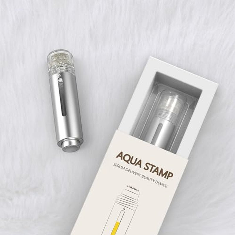 AQUA STAMP 2-in-1 Titanium Derma Stamp - 0.25mm Micro Needles