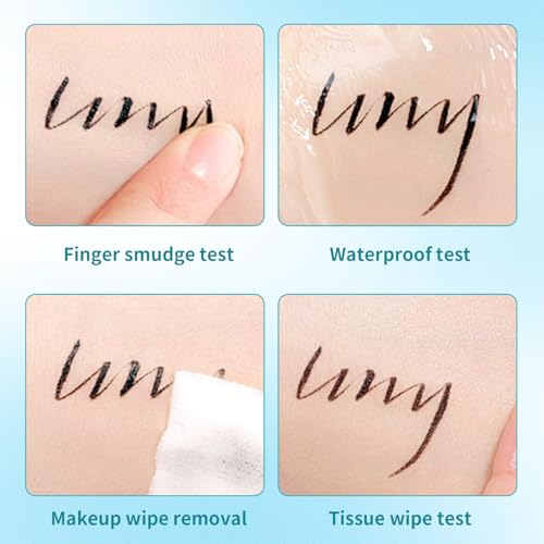 QIC Waterproof Liquid Eyeliner Pen - Smudge-Proof, Long-Lasting