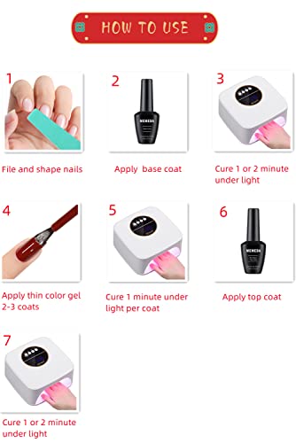 MEMEDA Nude Gel Nail Polish 0.5 fl oz – Neutral Nude Gel Polish (Variation: nude 3)