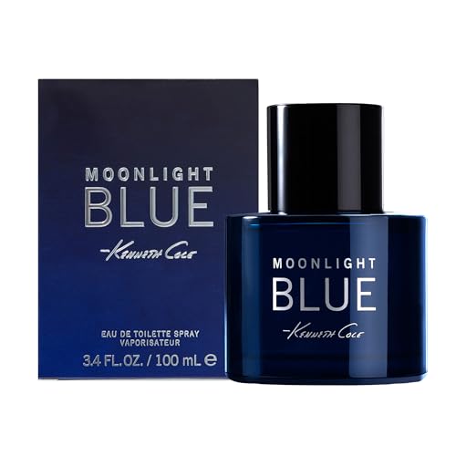 Kenneth Cole Moonlight Blue Eau de Toilette Men’s Cologne 3.4 Fl Oz