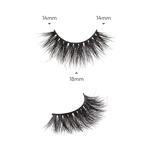 i-ENVY Luxury Mink False Eyelashes 3D Curl 3 Pack